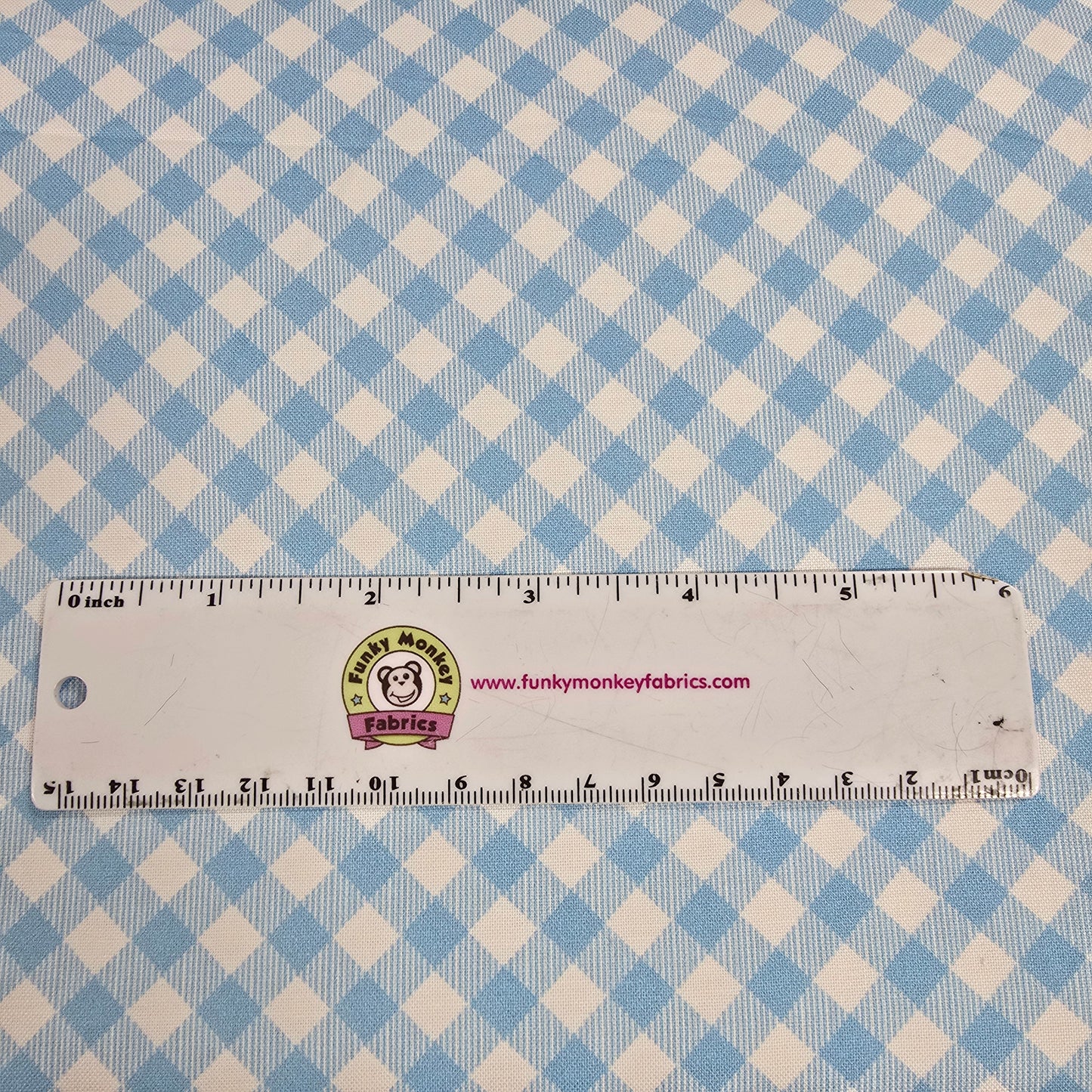 Gingham Plaid Blue - Benartex Cotton