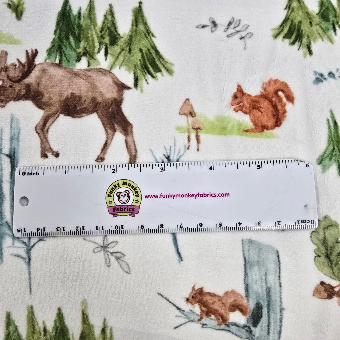 Lil Pine Pals Digital - Shannon Fabrics Cuddle Minky
