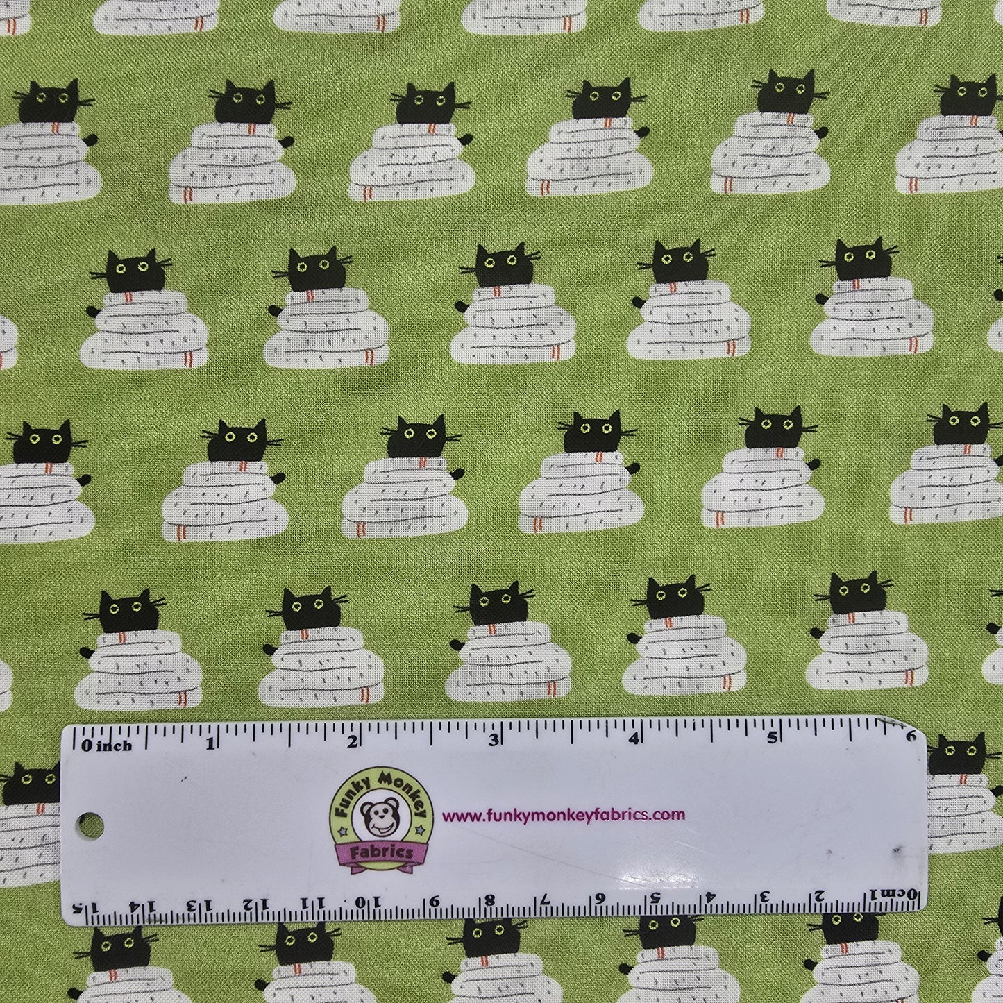 Grass Wrap - Cats in the Laundry - Dear Stella Cotton