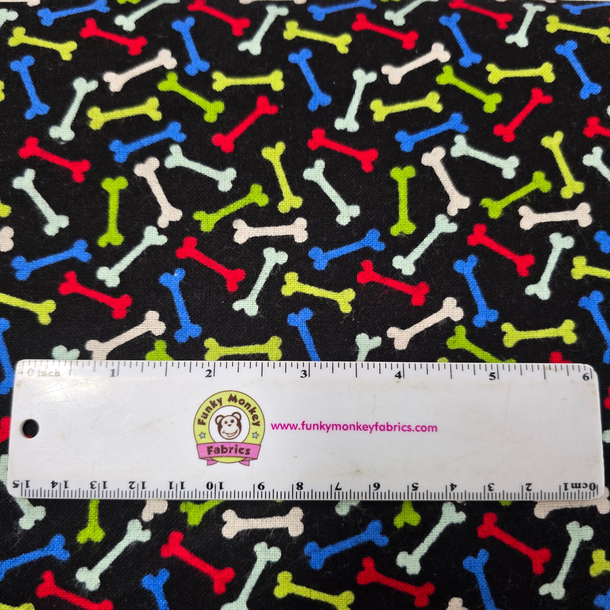 Bones on Black - 3 Wishes Flannel