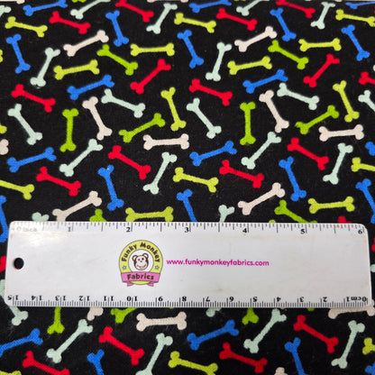 Bones on Black - 3 Wishes Flannel