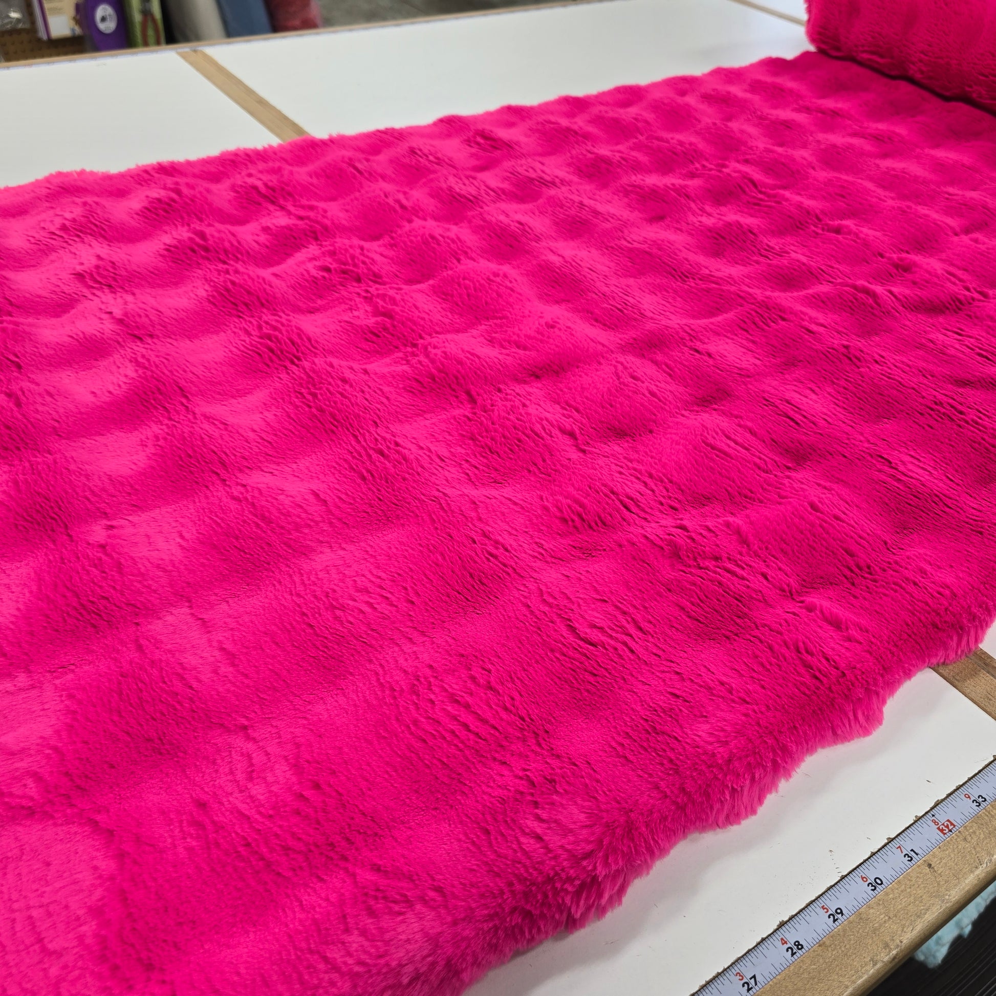 Think Pink Powderpuff - Shannon Fabrics Cuddle Minky