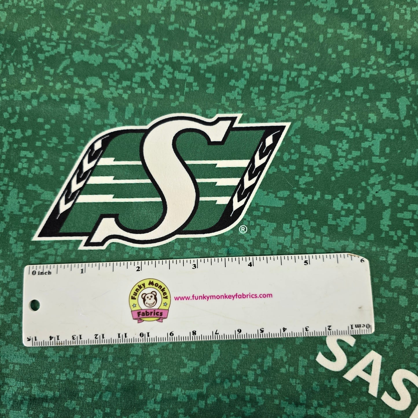 CFL Saskatchewan Roughriders Licensed Minky- Sykel Minky