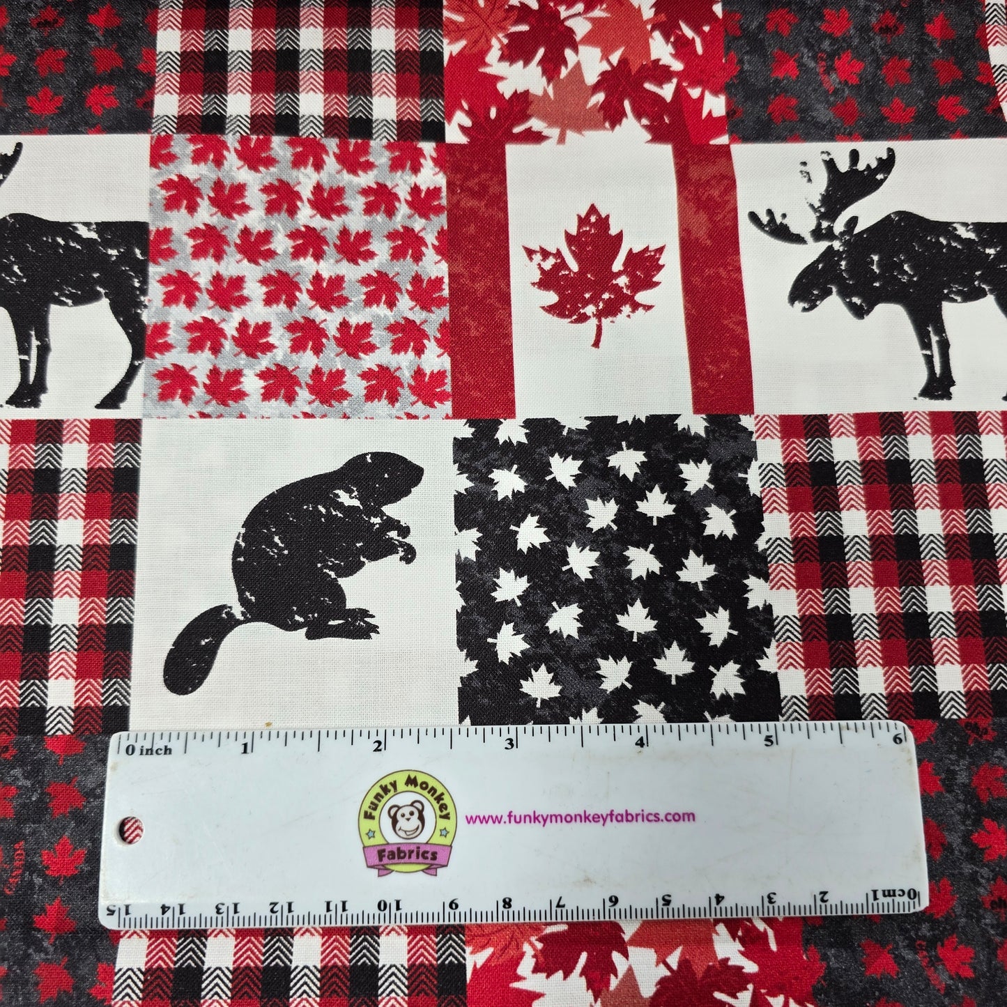 Canada Patchwork - Mook Fabrics Cotton