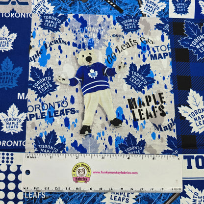 NHL Toronto Maple Leafs Cheater Quilt - Sykel Enterprises Cotton