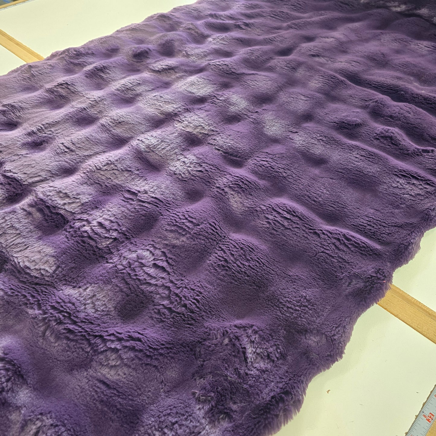 Purple Velvet Powderpuff - Shannon Fabrics Cuddle Minky