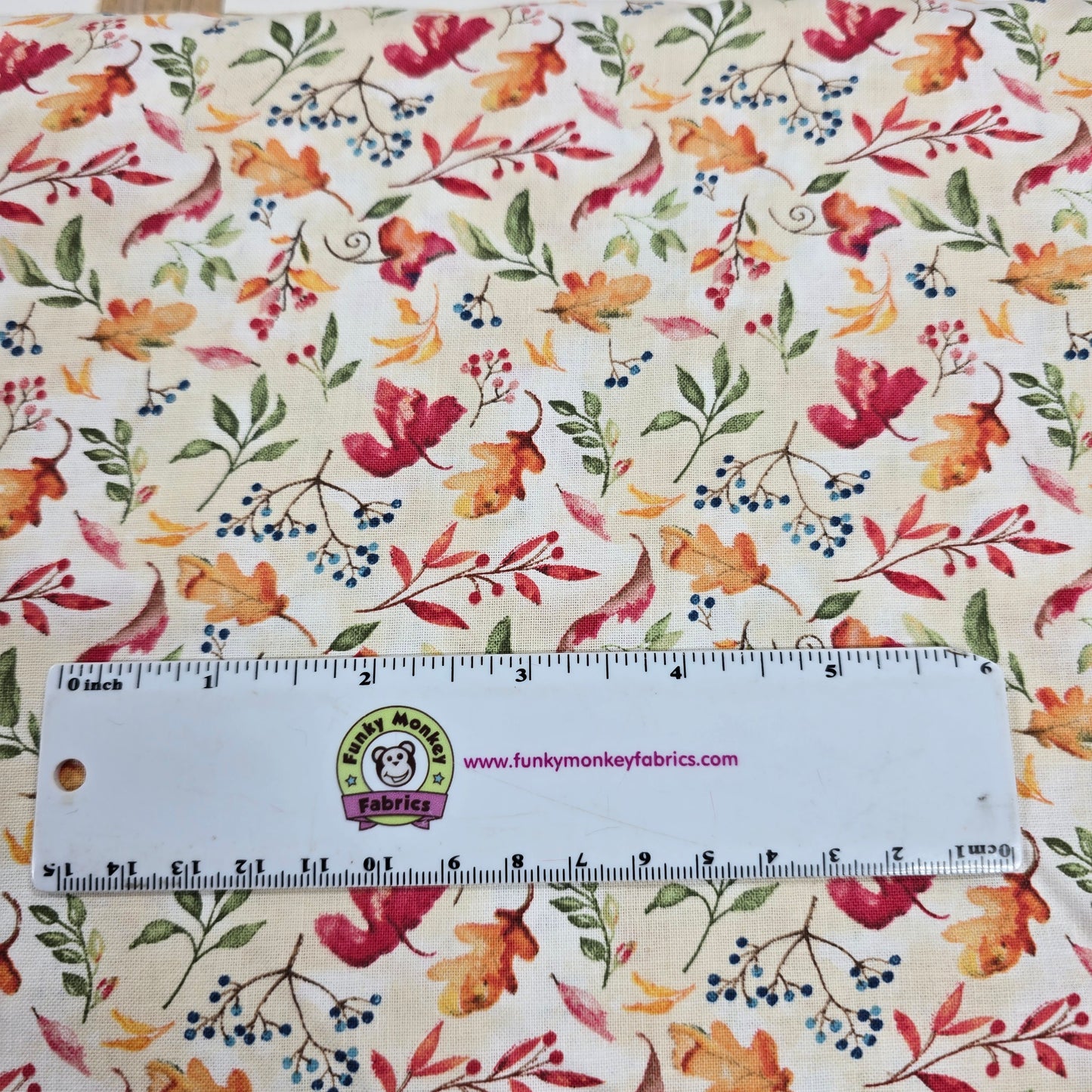 Autumn Day Leaves - Wilmington Prints Cotton