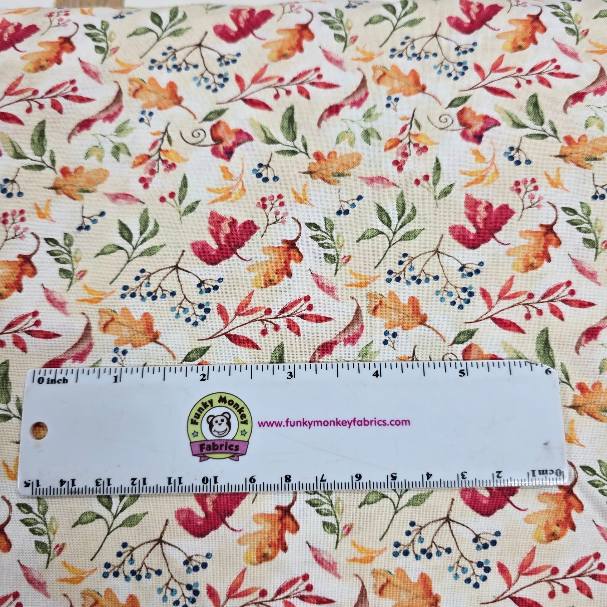 Autumn Day Leaves - Wilmington Prints Cotton