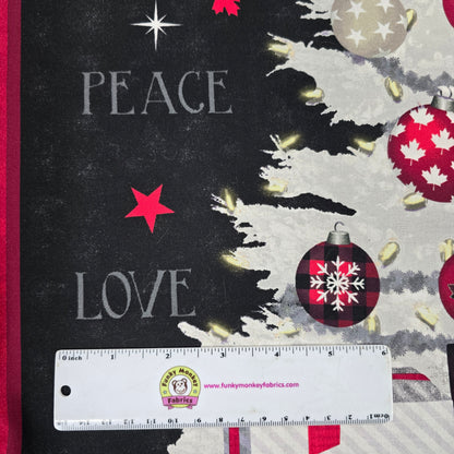 Canadian Christmas Tree Panel - Windham Fabrics Cotton