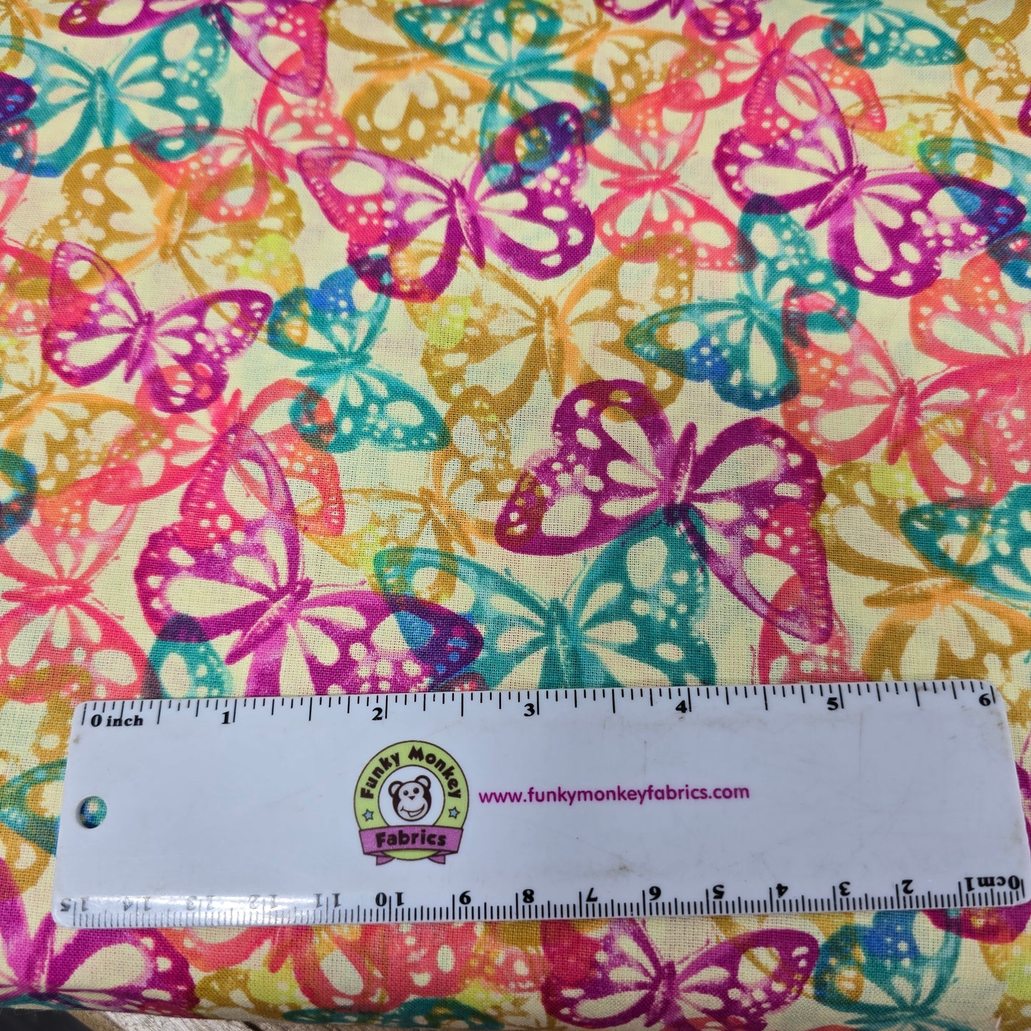 Butterfly Stamps - David Textiles Cotton