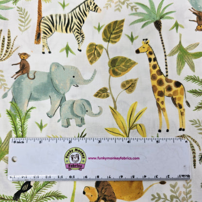 Ivory Living a Wild Life - Windham Fabrics Cotton