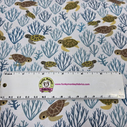 Aqua Turtely Cool - Beyond the Sea - Dear Stella Cotton