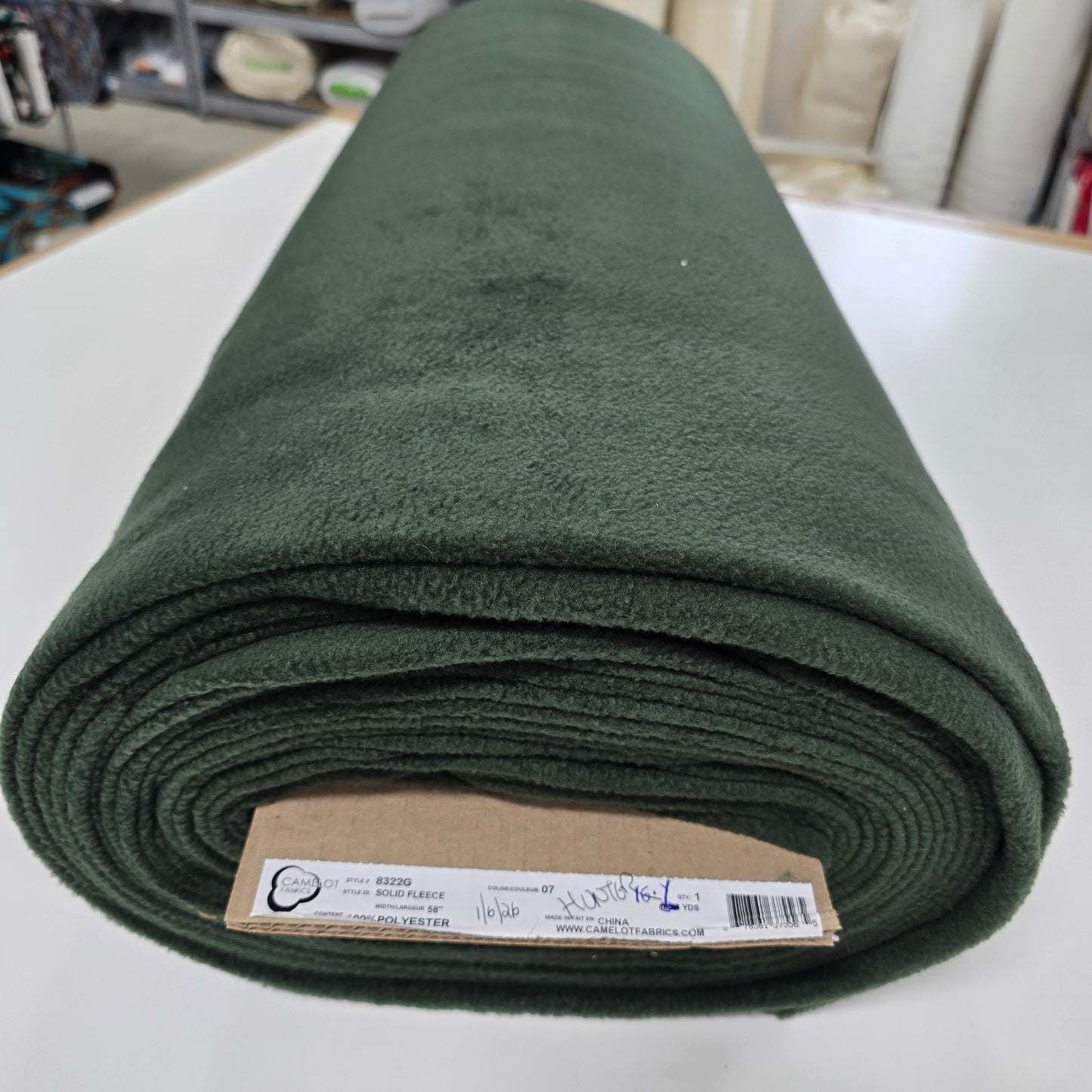 Hunter Green Anti-Pill - Camelot Fleece