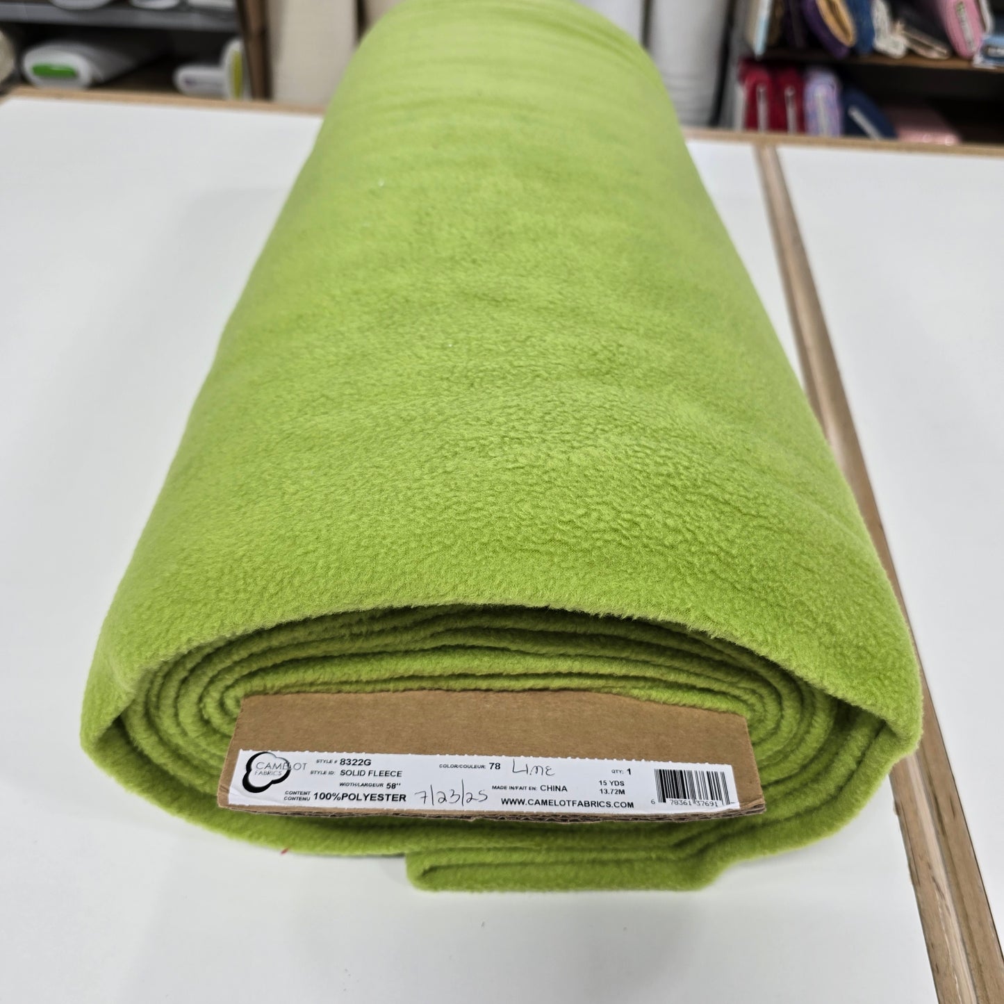 New Port Green Anti-Pill - Camelot Fleece