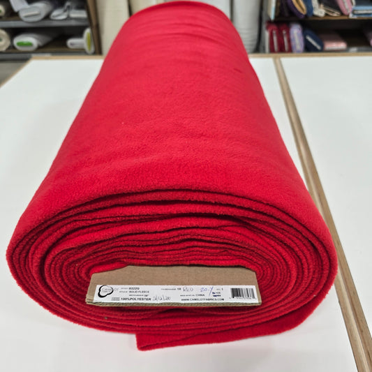 Red Anti-Pill - Camelot Fleece