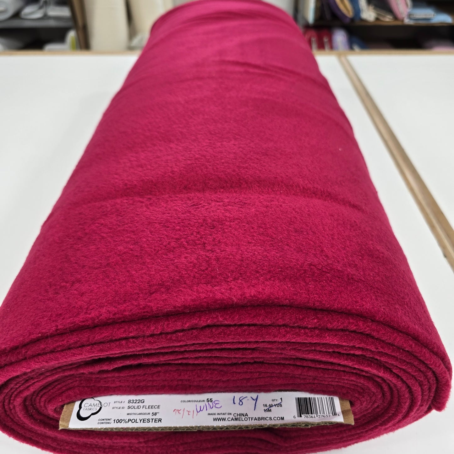 Wine Anti-Pill - Camelot Fleece