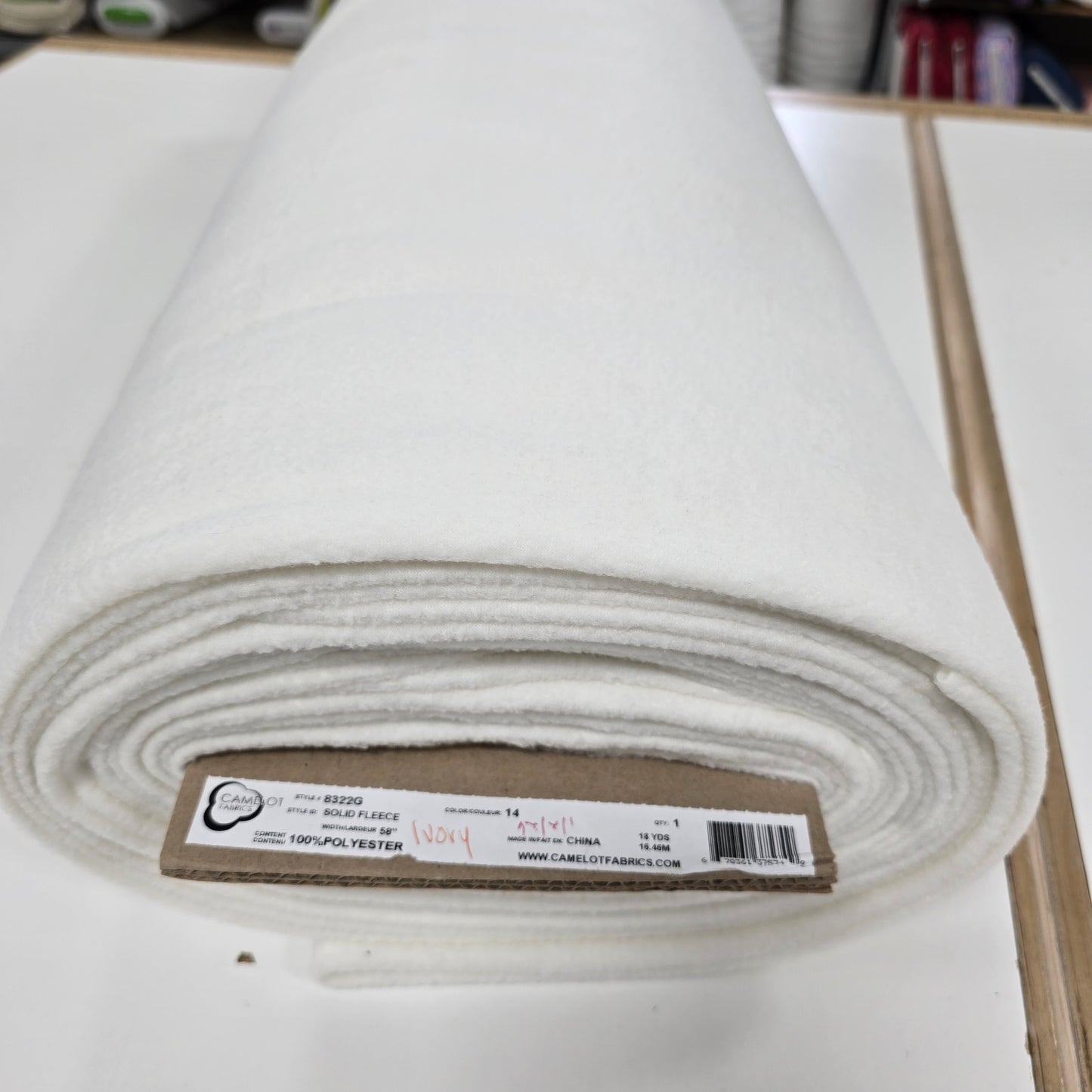 Ivory Anti-Pill - Camelot Fleece