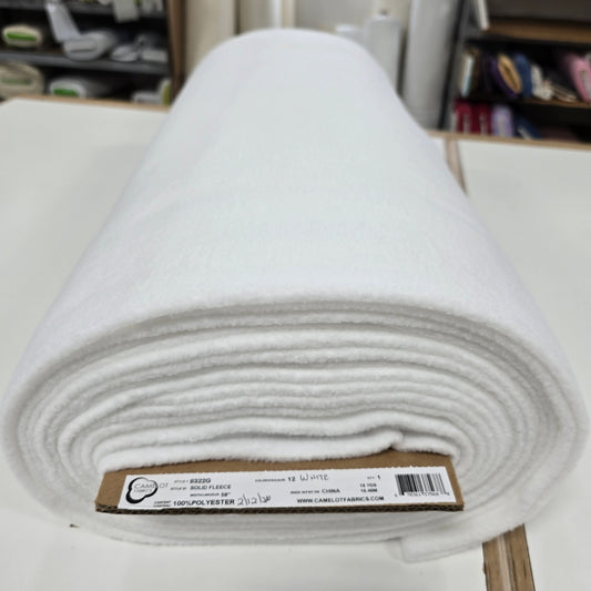 White Anti-Pill - Camelot Fleece