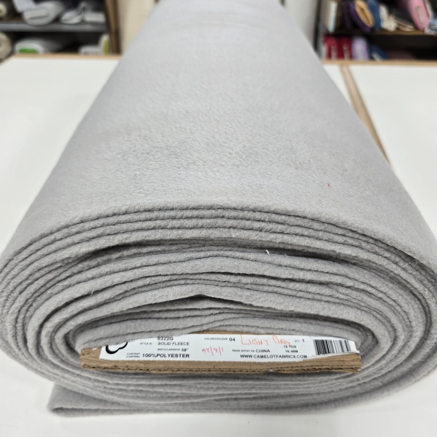 Light Grey Anti-Pill - Camelot Fleece