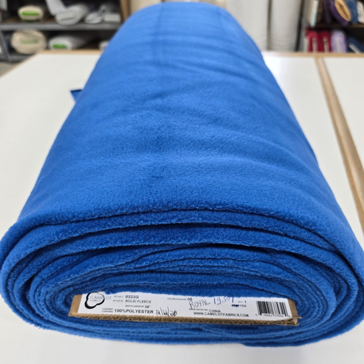 Royal Blue Anti-Pill - Camelot Fleece