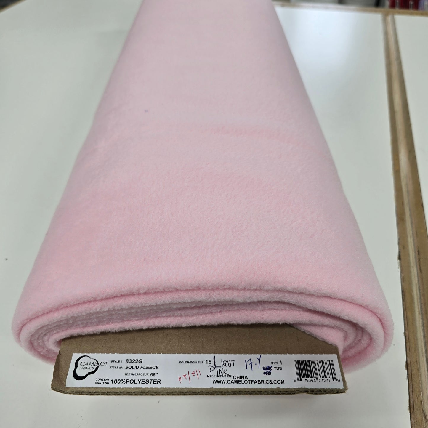 Baby Pink Anti-Pill - Camelot Fleece