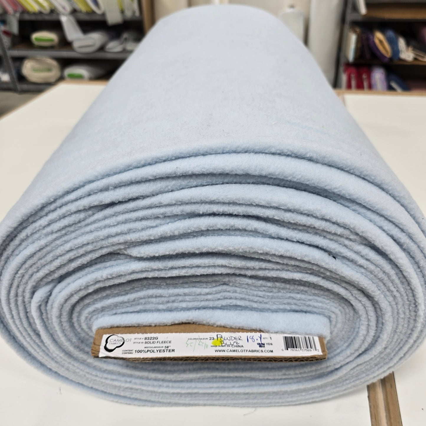 Powder Blue Anti-Pill - Camelot Fleece