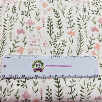 Watercolor Floral - Springs Creative Flannel