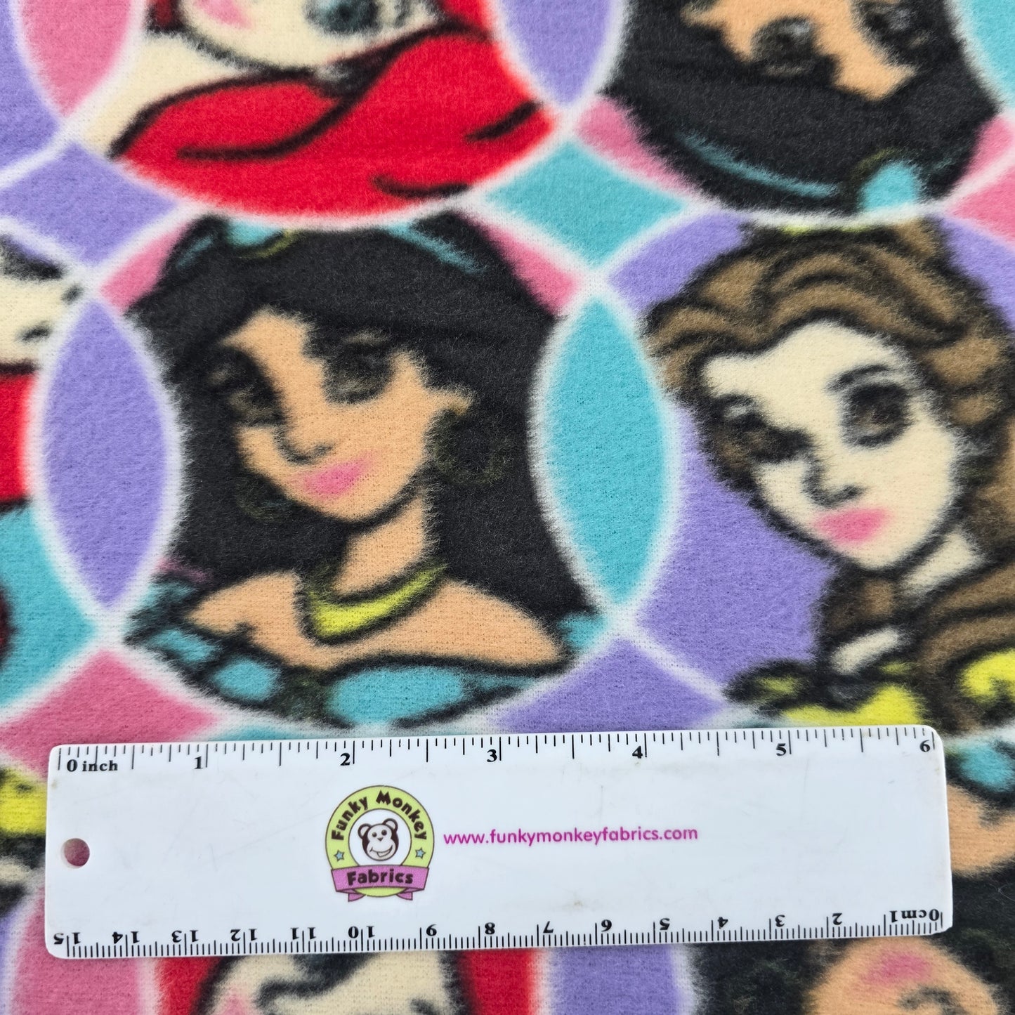 Disney Princess Jasmine, Ariel & Belle - Springs Creative Fleece