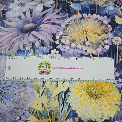 Blooming Wild Floral - Timeless Treasures Cotton