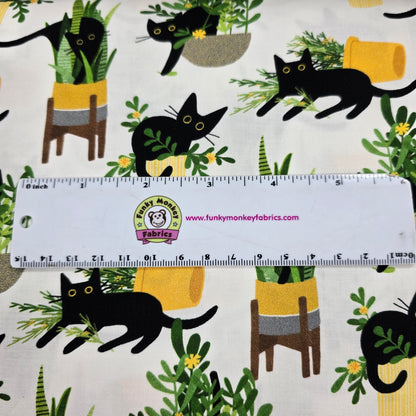 White Just Purrlanted - A Tall Yarn - Dear Stella Cotton