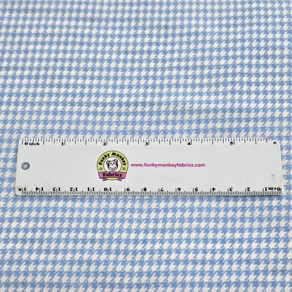 Baby Blue Houndstooth - AE Nathan Flannel