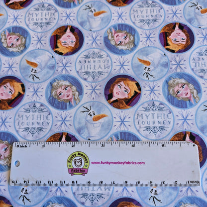 Frozen Elsa, Anna, & Olaf - Springs Creative Cotton