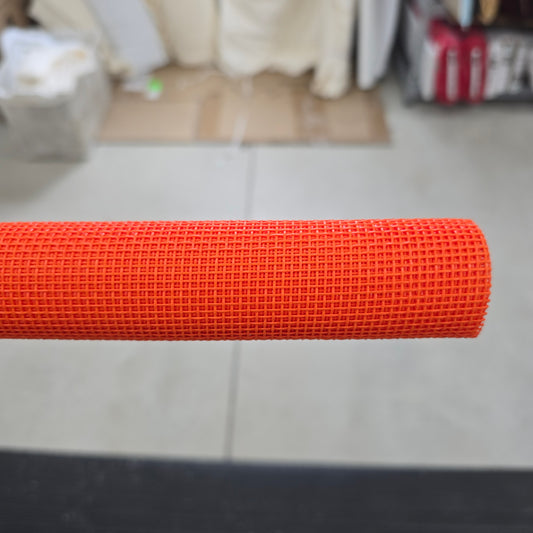 Orange Vinyl Bag Mesh Roll