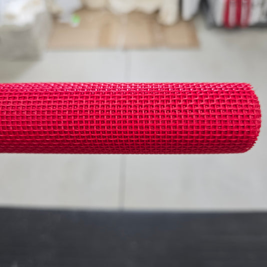 Red Vinyl Bag Mesh Roll