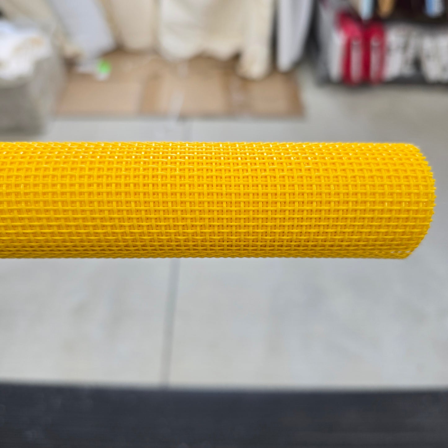 Yellow Vinyl Bag Mesh Roll