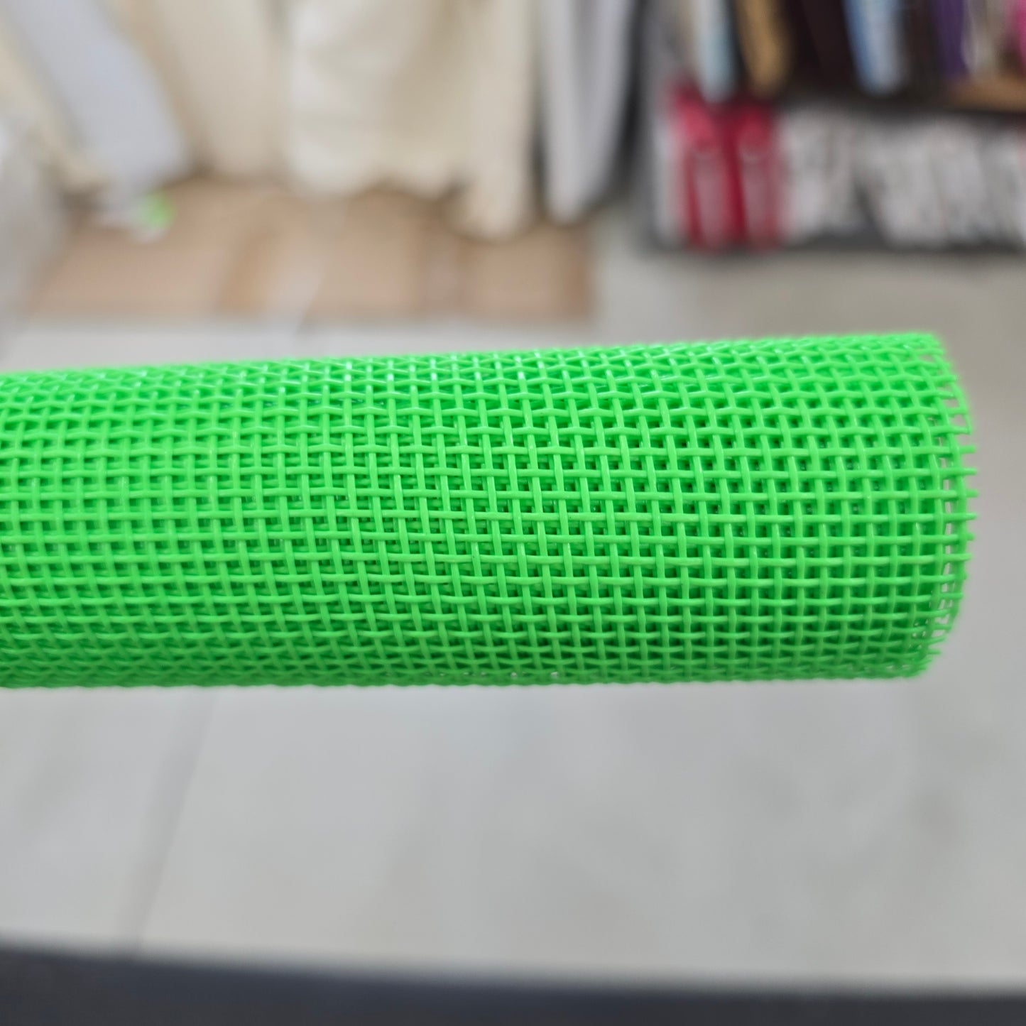 Lime Vinyl Bag Mesh Roll