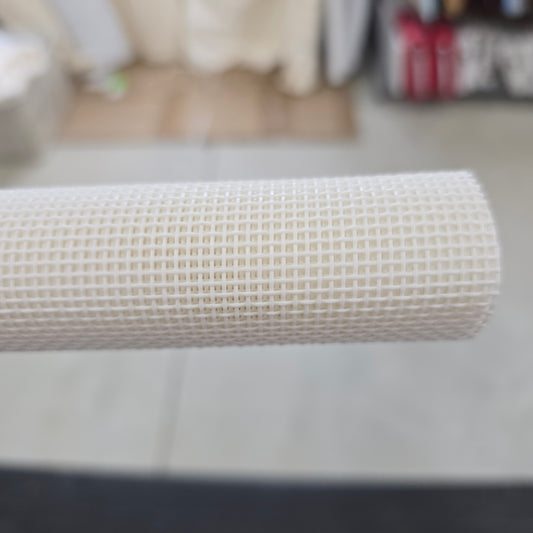 White Vinyl Bag Mesh Roll