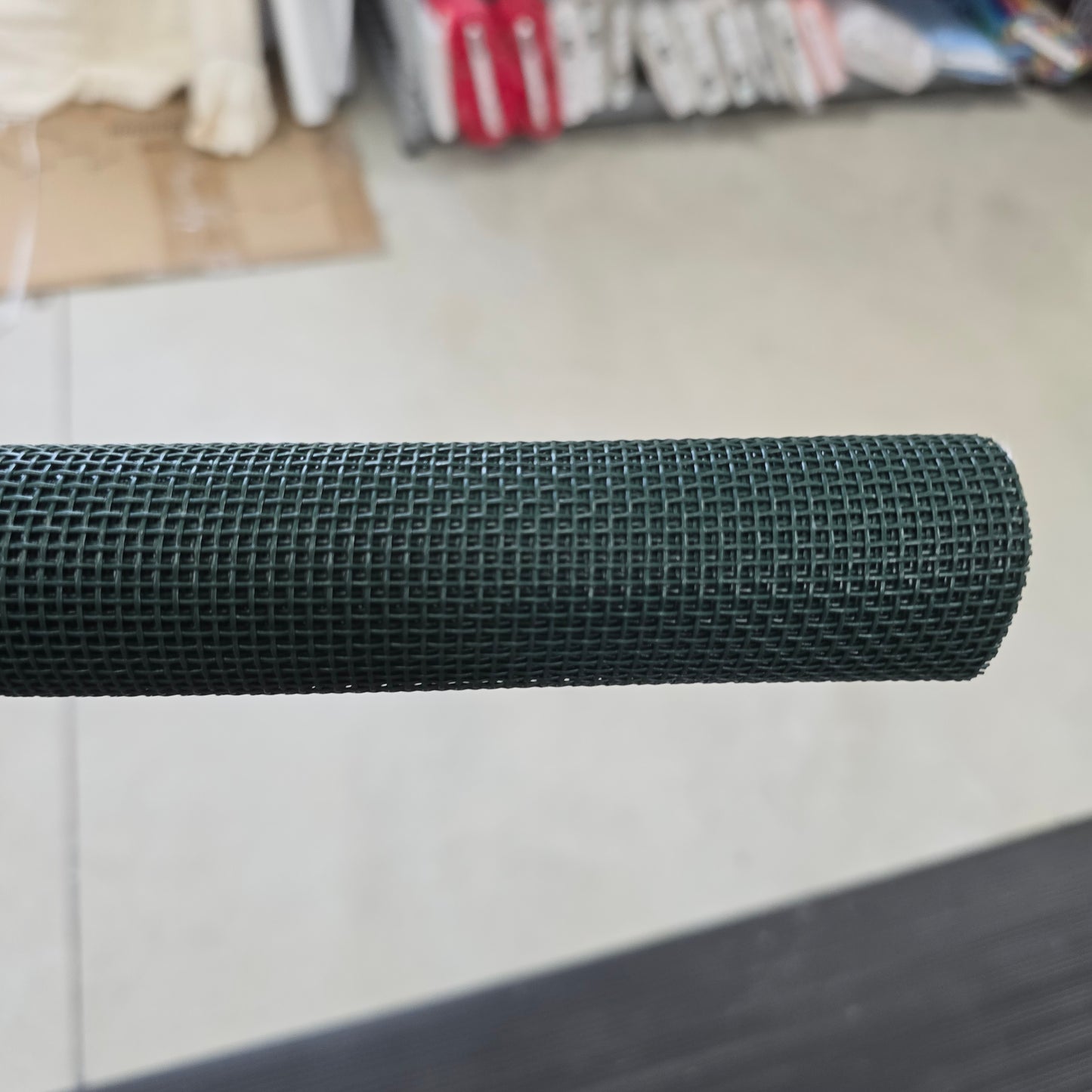 Forest Green Vinyl Bag Mesh Roll
