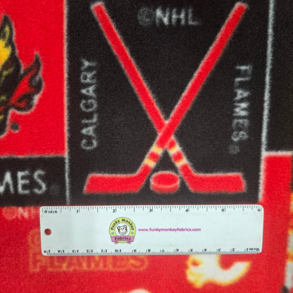 NHL Cheater Quilt Calgary Flames - Sykel Fleece