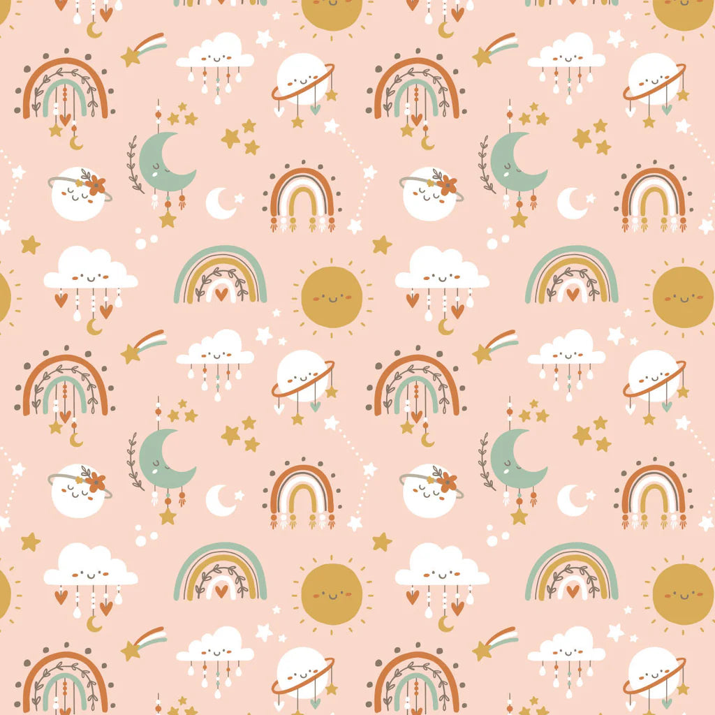 CLEARANCE Boho Galaxy Blush - Camelot Flannel