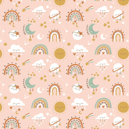 CLEARANCE Boho Galaxy Blush - Camelot Flannel