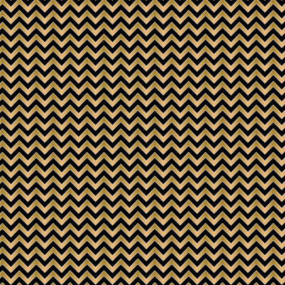 CLEARANCE Nightfall Metallic Chevron - Emma & Mila Cotton