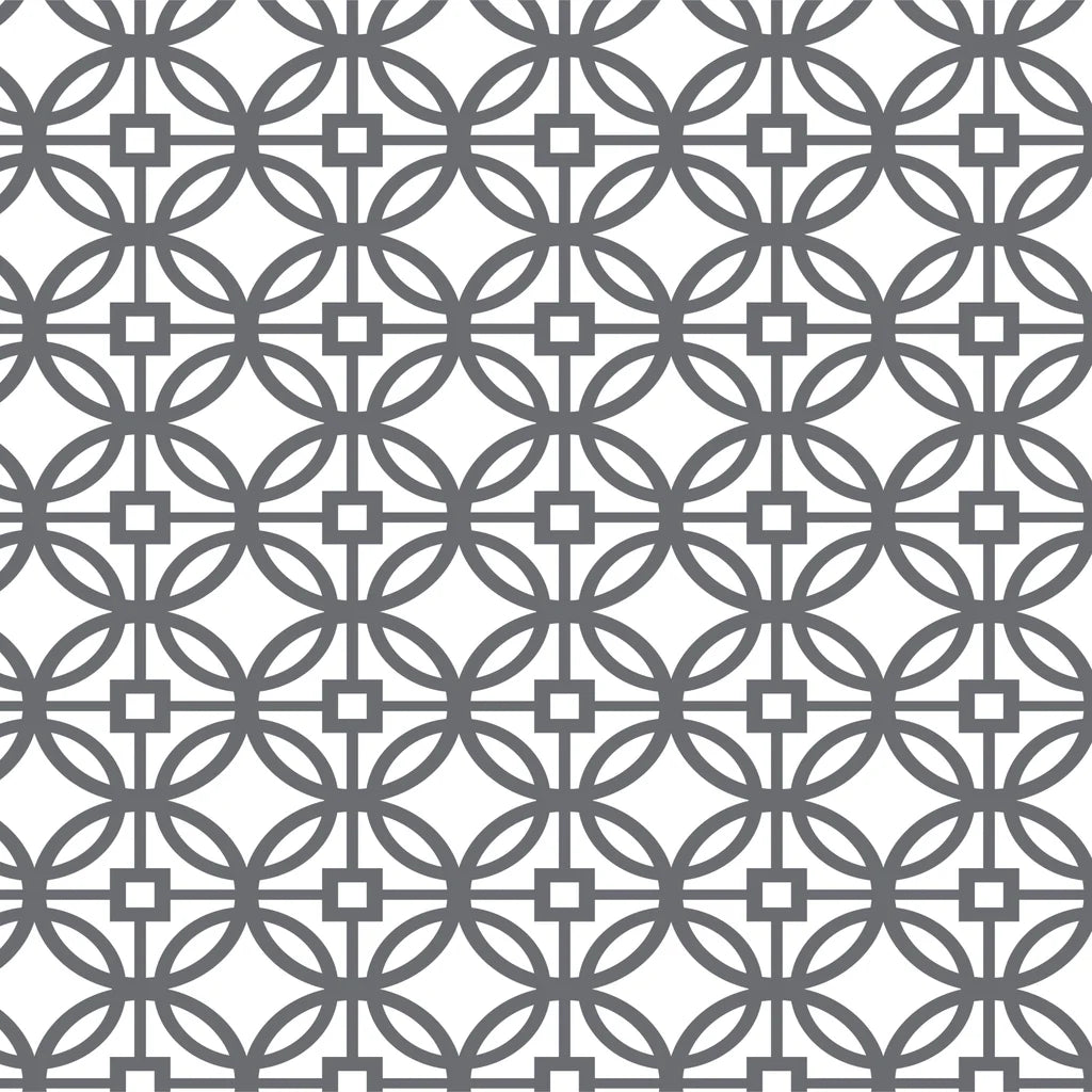 CLEARANCE Heirloom Iron Trellis on Cream Unbleached Cotton - Emma & Mila Cotton