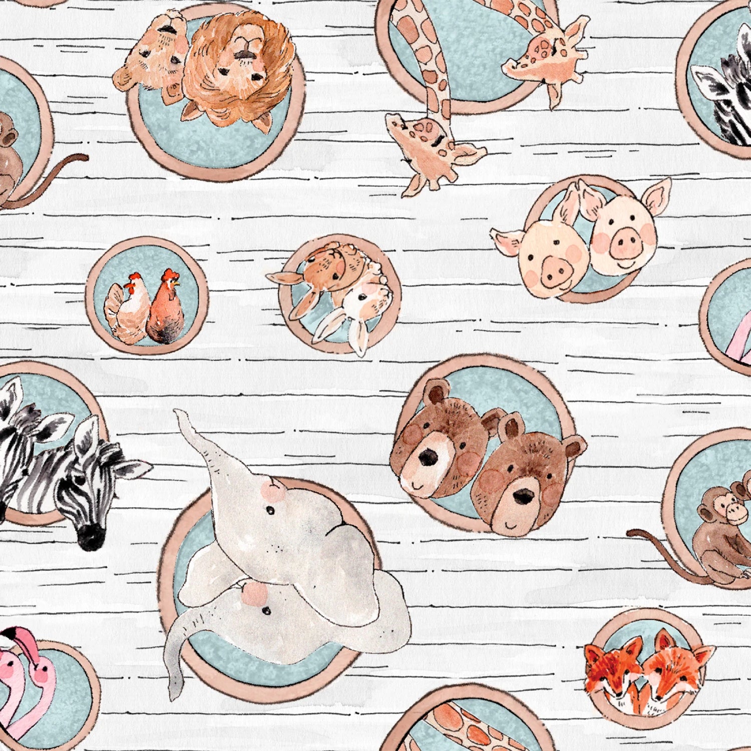 Two By Two Gray - 3 Wishes Cotton