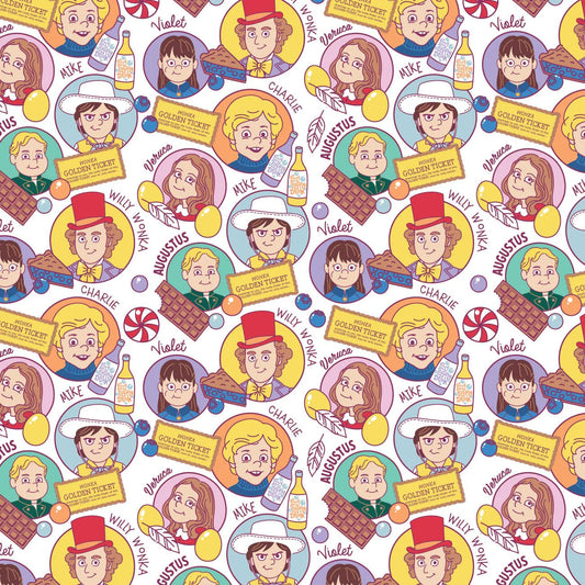 CLEARANCE Willy Wonka - Wonka & Winners - Camelot Cotton