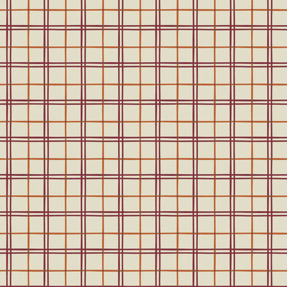Cream Plaid - Pumpkin Spice Season - Camelot Cotton