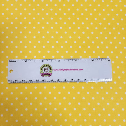 Yellow Tiny Dots - Robert Kaufman Flannel