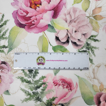 Snow Rite Of Spring Digital - Shannon Fabrics Cuddle Minky - 1/2 yard