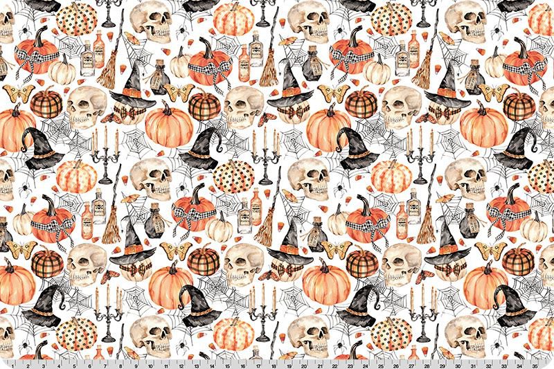 Spellbound Rust Digital - Shannon Fabrics Cuddle Minky