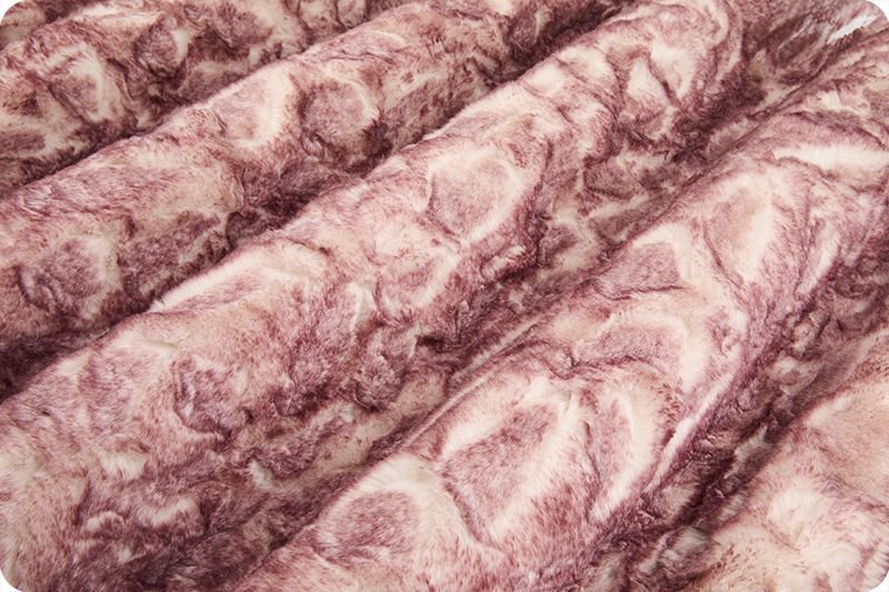 Pearl/Desert Rose Glazed Tuscany - Shannon Fabrics Cuddle Minky